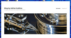 Desktop Screenshot of adriankubitza.com